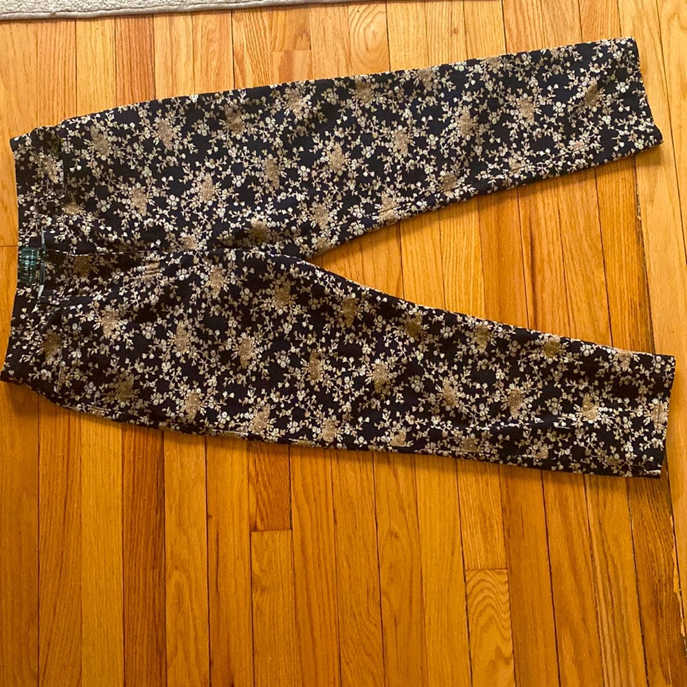Ralph Lauren Womens floral pants size 6